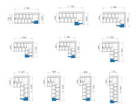 Raumspartreppe ATRIUM Mini Plus Vertikal Milano