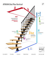 Mittelholmtreppe ATRIUM Dixi Plus Vertikal