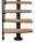 Raumspartreppe ATRIUM Mini Plus, 259 - 350cm (13 Stufen), Silbergrau, Erle