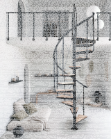 Wendeltreppe ATRIUM Solo 120