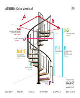 Wendeltreppe ATRIUM Solo Vertikal 120