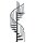 Wendeltreppe ATRIUM Solo Vertikal 120