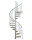 Wendeltreppe ATRIUM Solo Vertikal 120