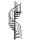 Wendeltreppe ATRIUM Solo Vertikal 120