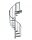 Wendeltreppe ATRIUM Pinio Metal