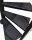 Wendeltreppe ATRIUM Heavy Metal, 119cm, bis 200cm (8 Stufen + Podest), Weiß