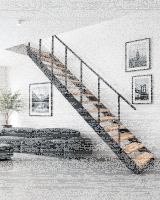 Wangentreppe ATRIUM Prosto Loft