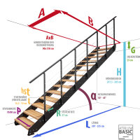 Wangentreppe ATRIUM Prosto Loft