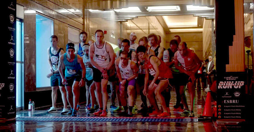 Start des Empire State Building Run-Up