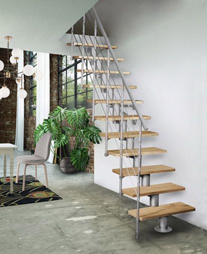ATRIUM Dixi Treppe RAL 9006