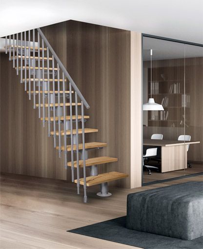 ATRIUM Dixi Vertical Treppe RAL 9006